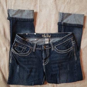 Red Rivet Skinny Jean's 9